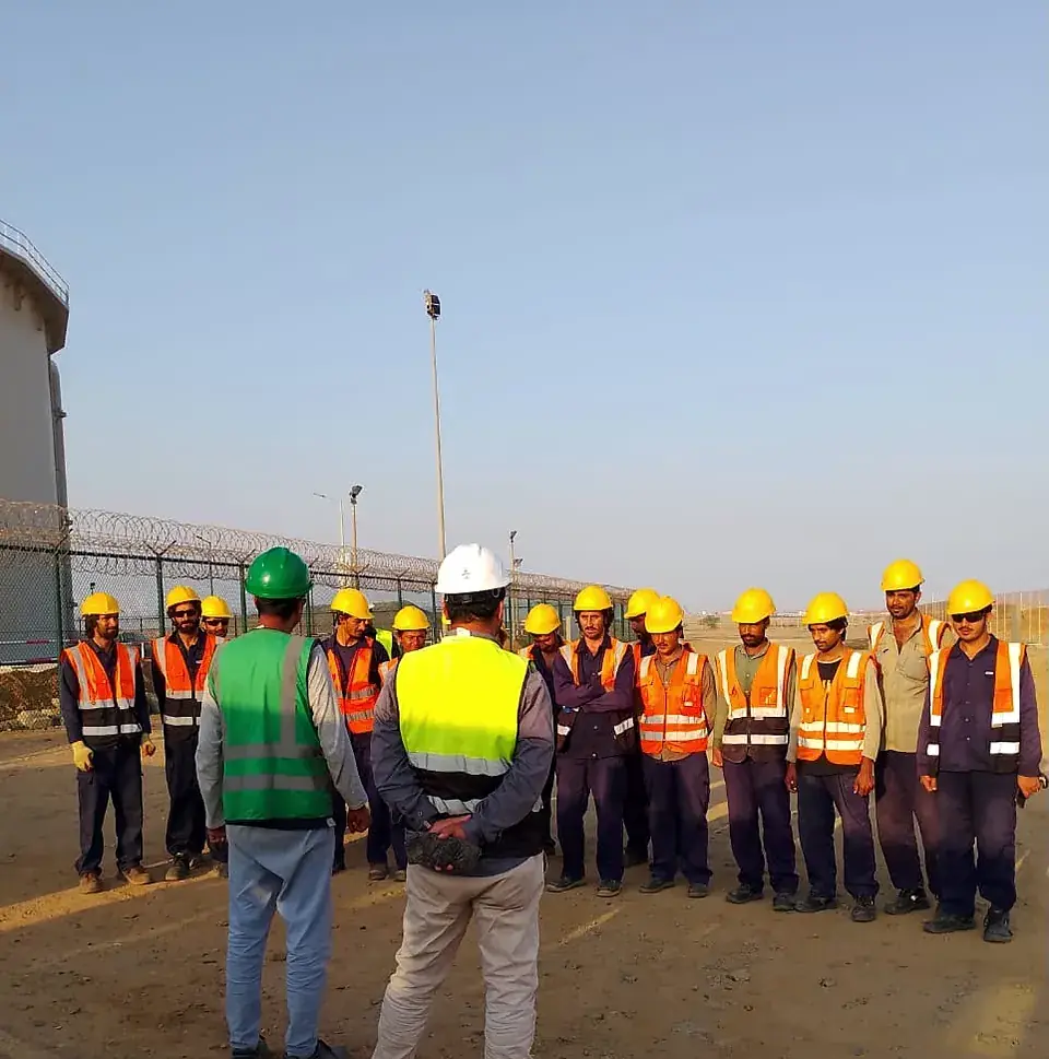 Project team at the Makkah Province site